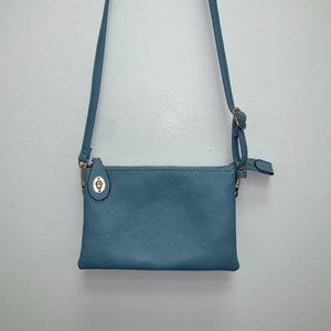 POWDER BLUE CROSS-BODY BAG